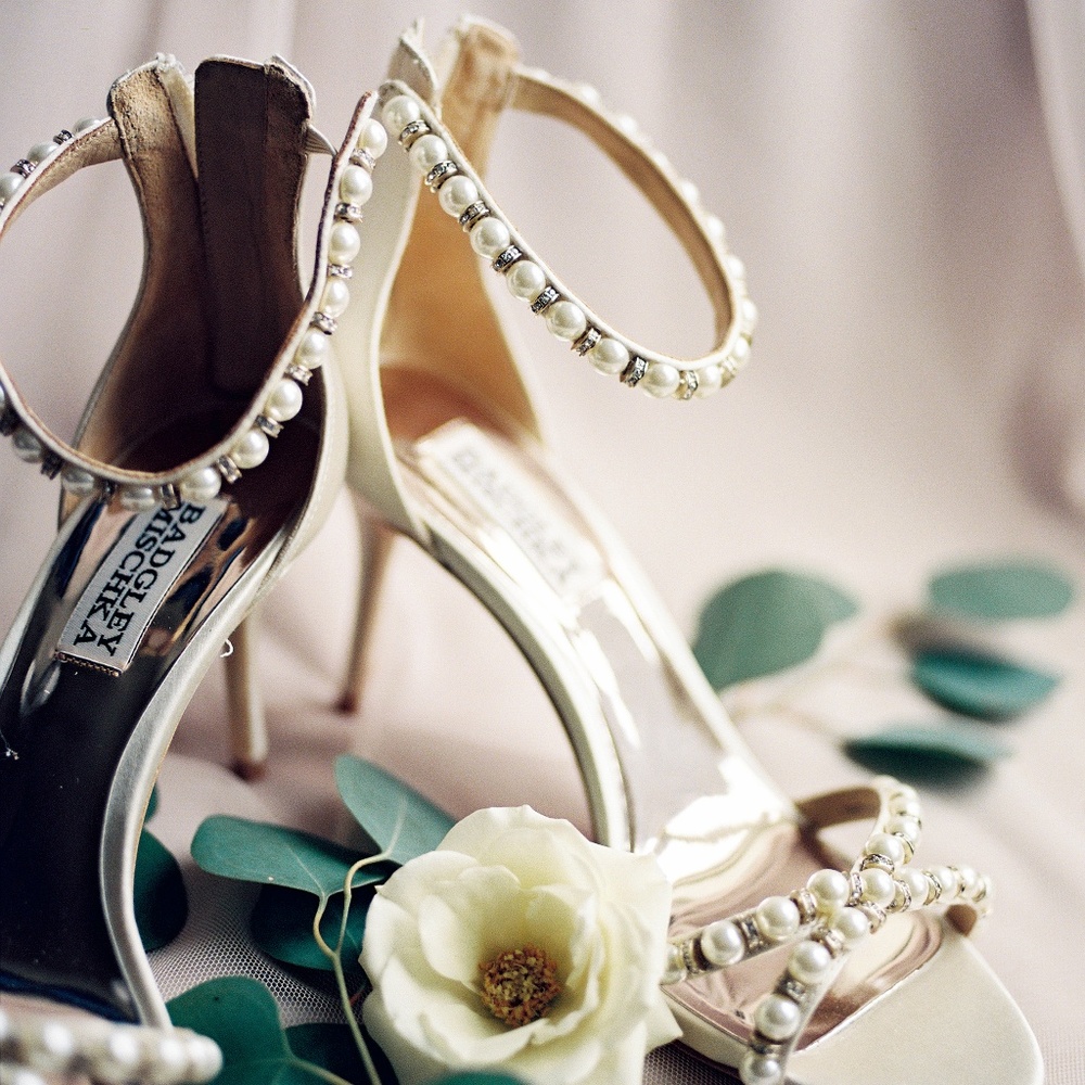 Badgley Mischka shoes worn once!